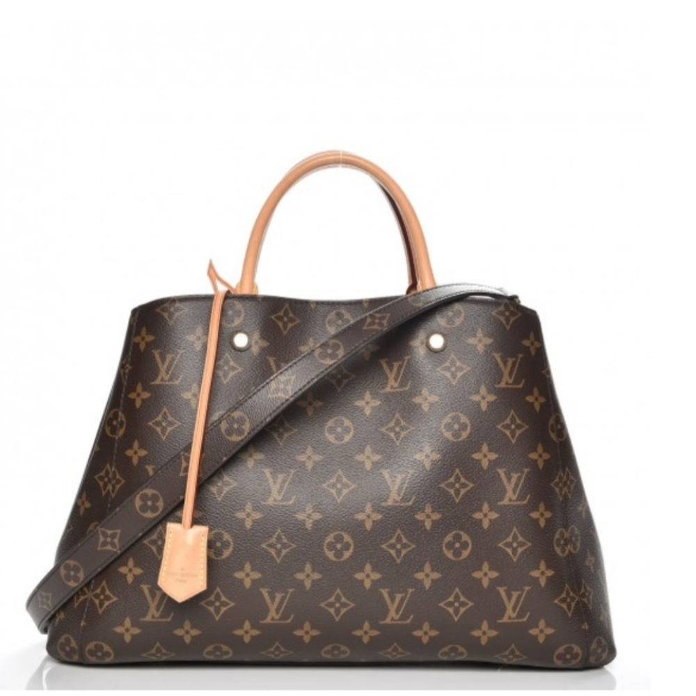 Authentic Louis Vuitton Montaigne Gm In Monogram ￼